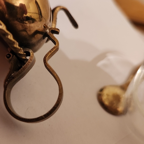 Vintage Brass Salt Cellar - Picture 9 of 12